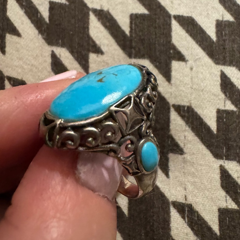Sterling silver 925 turquoise ring